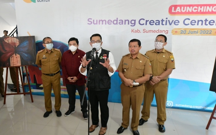 Gubernur Ridwan Kamil Resmikan Sumedang Creative Center