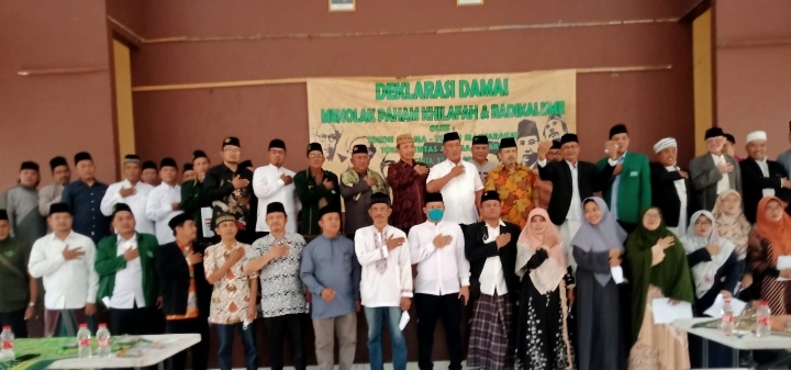 Forum Masyarakat dan Tokoh Lintas Agama Gelar Deklarasi “Tolak Khilafah dan Radikalisme”