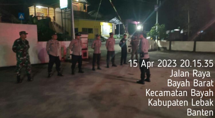 Antisipasi Balap Liar di Bulan Ramadhan Kapolsek Bayah Polres Lebak Pimpin Apel Gabungan KRYD