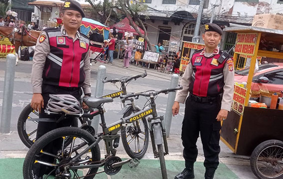 Polres Metro Jakarta Barat Lakukan Patroli Sepeda Dalam Operasi Ketupat Jaya 2023 Berikan Rasa Aman Masyarakat